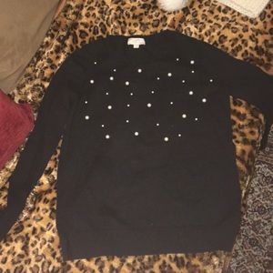 Loft Pearl embroidered sweater